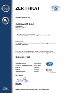 Vorschaubild von ISO 9001:2015 Zertifizierung Qualitätsmanagement-Norm